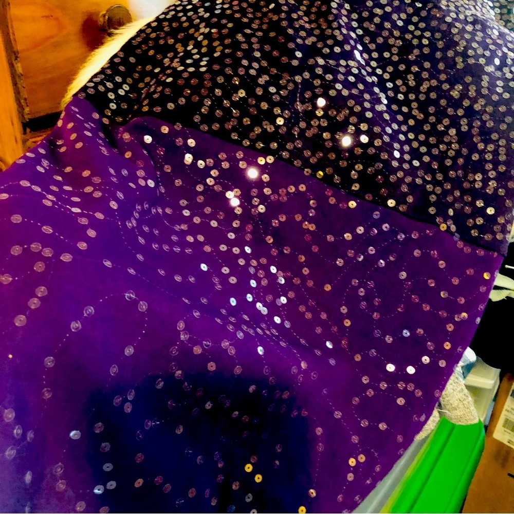 GIFTING πͺ© nikibiki Strapless Sequined Purple Cocktail Dress πͺ©ππͺ
πΎπ₯ - Picture 5 of 6